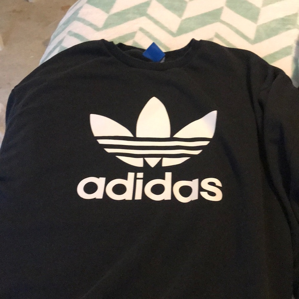 black adidas sweatshirt!!